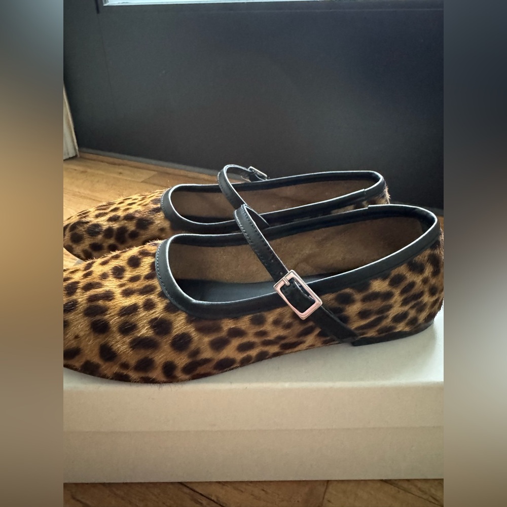 Freda Salvador Laurel Mary Jane, Limited Edition Leopard Haircalf, 7.5 - Picture 8 of 11